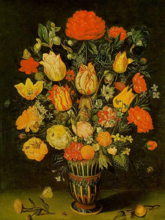 BOSSCHAERT, Ambrosius the Elder Still-Life of Flowers f France oil painting art